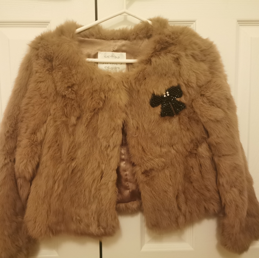 rabbit fur jacket
